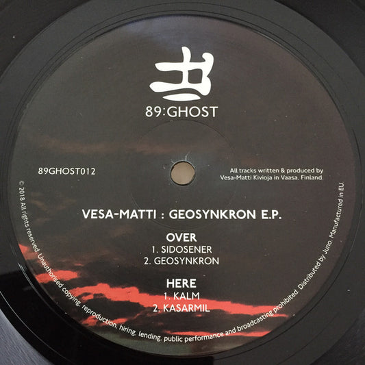 Vesa-Matti* : Geosynkron E.P. (12", EP)