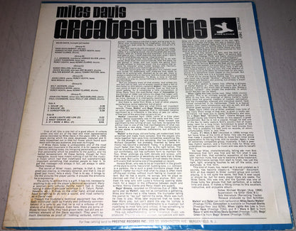 Miles Davis : Greatest Hits (LP, Comp, RM, Gre)