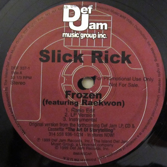 Slick Rick : Frozen (12", Single, Promo)