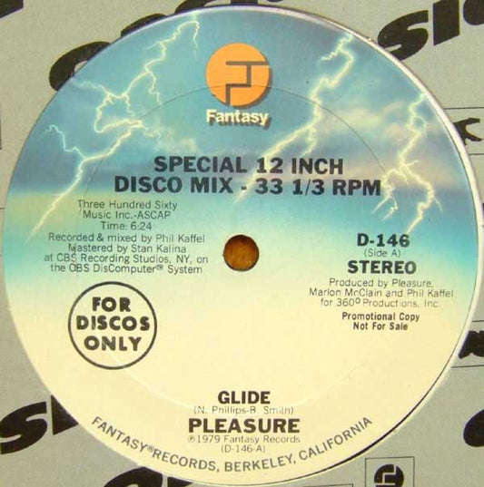Pleasure (4) : Glide (12", Promo)