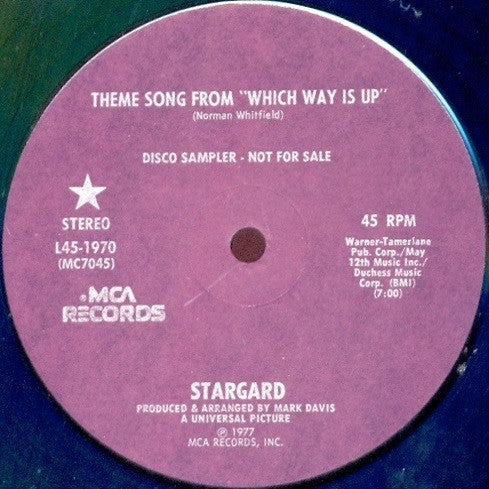 Stargard : Theme Song From "Which Way Is Up" / Disco Rufus (12", Promo)