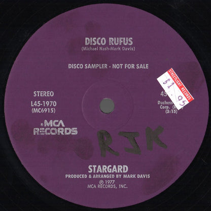Stargard : Theme Song From "Which Way Is Up" / Disco Rufus (12", Promo)