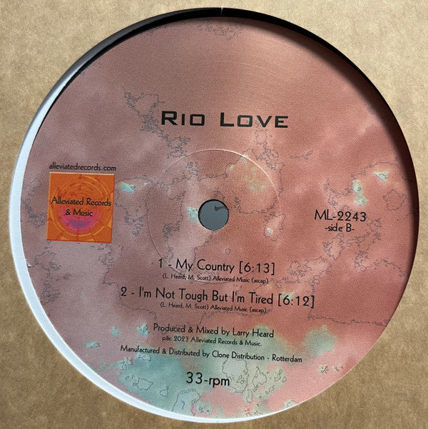 Piccolo JT / Rio Love : Piccolo JT / Rio Love EP (12", EP)