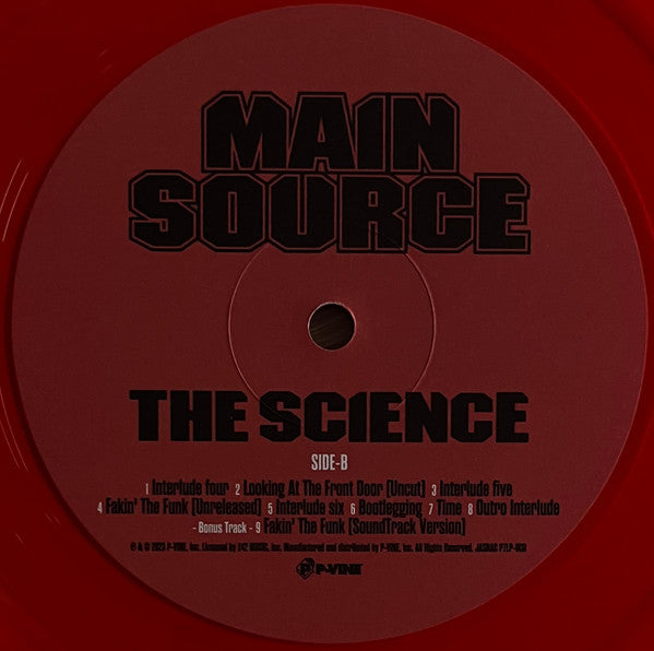 Main Source : The Science (LP, Ora + 7" + Dlx, Obi)