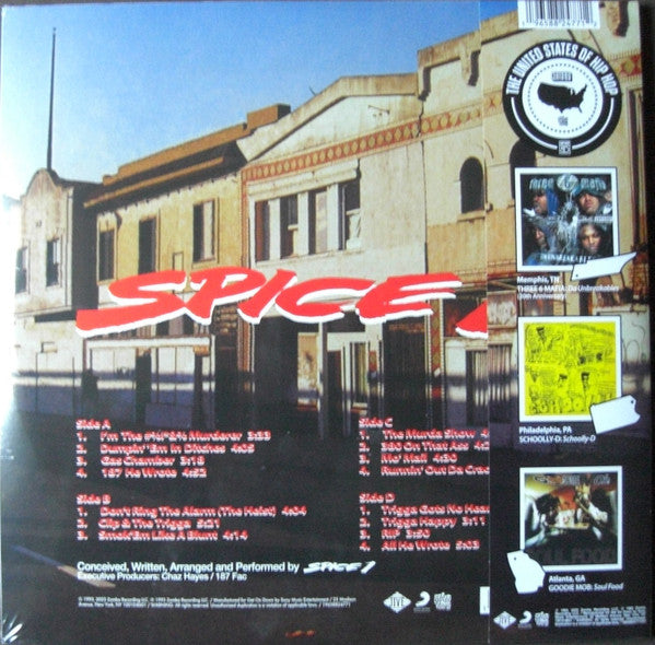 Spice 1 : 187 He Wrote (2xLP, Album, RSD, Ltd, RE, Red)