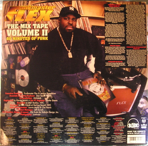 Funkmaster Flex : The Mix Tape Volume II (60 Minutes Of Funk) (2xLP, Mixed, Mixtape)
