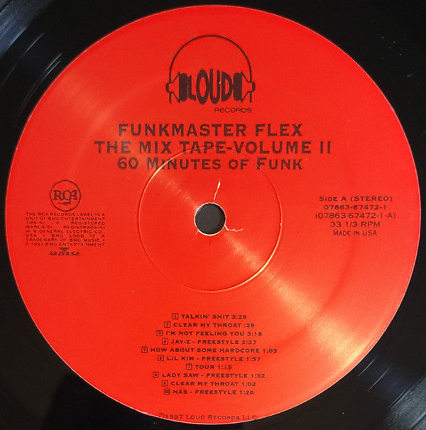 Funkmaster Flex : The Mix Tape Volume II (60 Minutes Of Funk) (2xLP, Mixed, Mixtape)