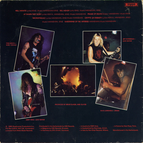 Slayer : Hell Awaits (LP, Album)