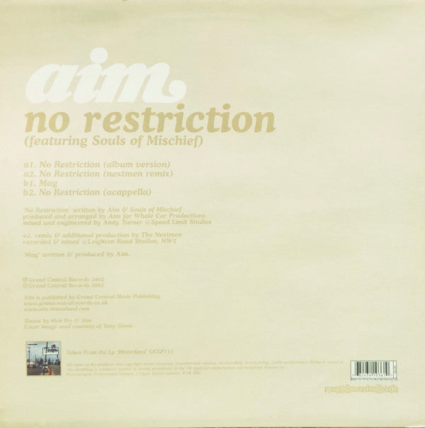 Aim : No Restriction (12")