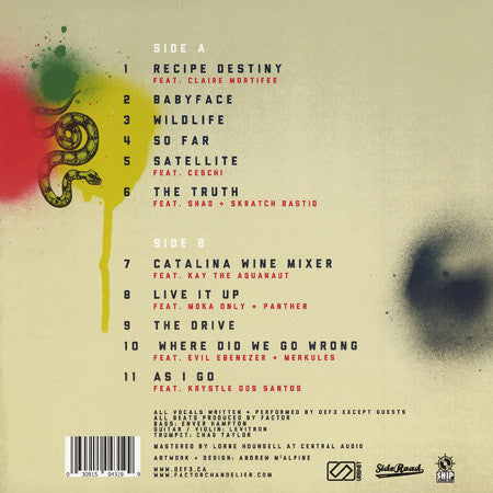 Def3 : Wildlif3 (LP, Album)