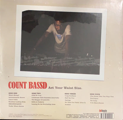 Count BassD* : Act Your Waist Size. (2xLP, Album)