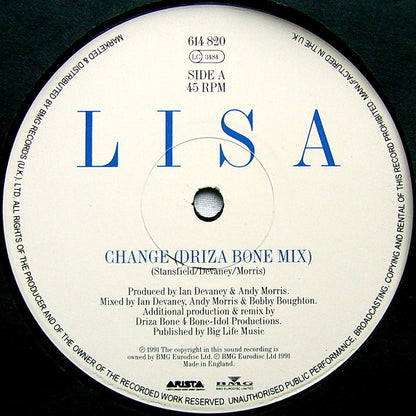Lisa Stansfield : Change (12", Single)