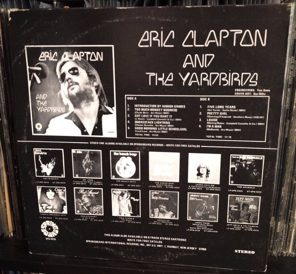 Eric Clapton And The Yardbirds : Eric Clapton And The Yardbirds (LP, Album, RE)