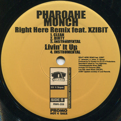 Pharoahe Monch : The Light / Livin' It Up/ Right Here (Remix) (12", Promo)