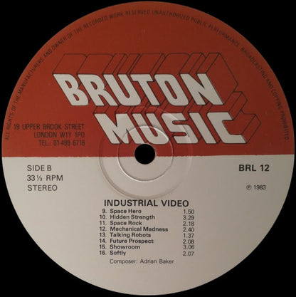 Adrian Baker : Industrial Video (LP)