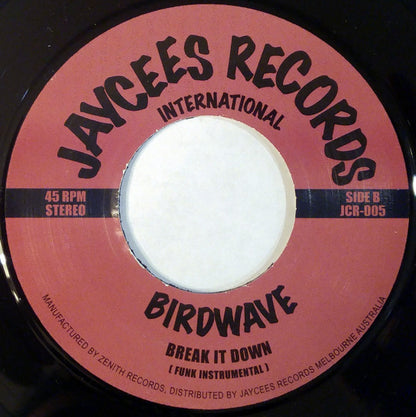 Birdwave : Hard Times (7", Single)
