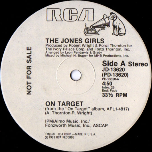 The Jones Girls : On Target (12", Promo)