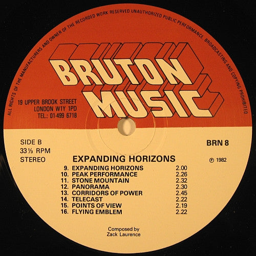 Johnny Pearson / Zack Laurence : Expanding Horizons (LP)