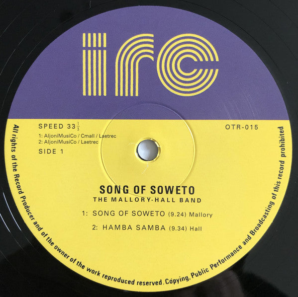 The Mallory-Hall Band : Song Of Soweto (LP, Album, RE)