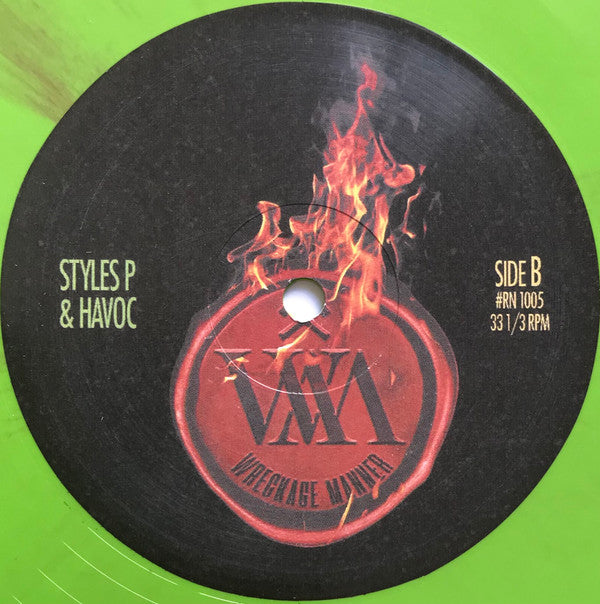 Styles P & Havoc (3) : Wreckage Manner (LP, Album, S/Edition, Gre)