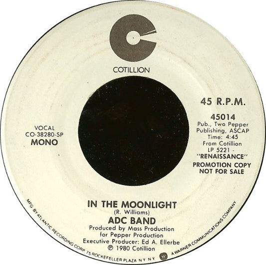 ADC Band : In The Moonlight (7", Mono, Promo)