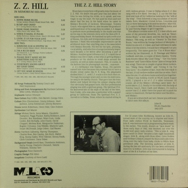 Z.Z. Hill : In Memorium 1935-1984 (LP, Comp, Gat)