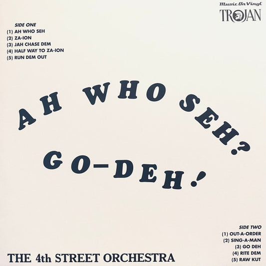 The 4th Street Orchestra : Ah Who Seh ? Go-Deh ! (LP, Album, Num, RE, Ora)
