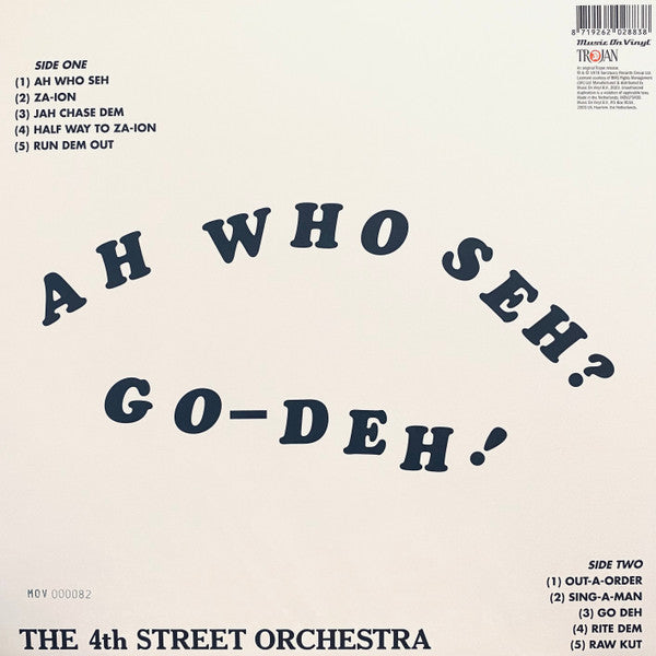 The 4th Street Orchestra : Ah Who Seh ? Go-Deh ! (LP, Album, Num, RE, Ora)