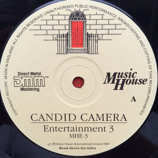 Alan Hawkshaw / James Clarke / Johnny Pearson : Entertainment 3 - Candid Camera (LP, Lib)