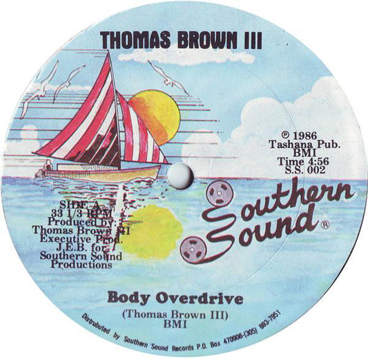 Thomas Brown III : Body Overdrive (12")