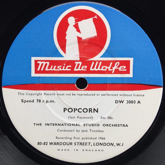 The International Studio Orchestra : Popcorn (10")