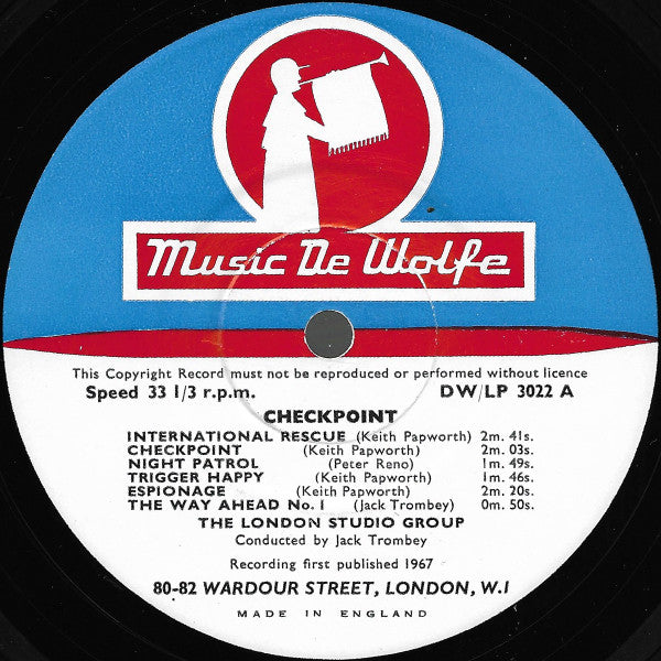 The London Studio Group : Checkpoint (10")