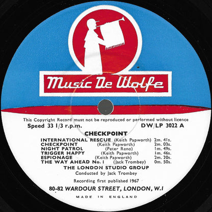 The London Studio Group : Checkpoint (10")