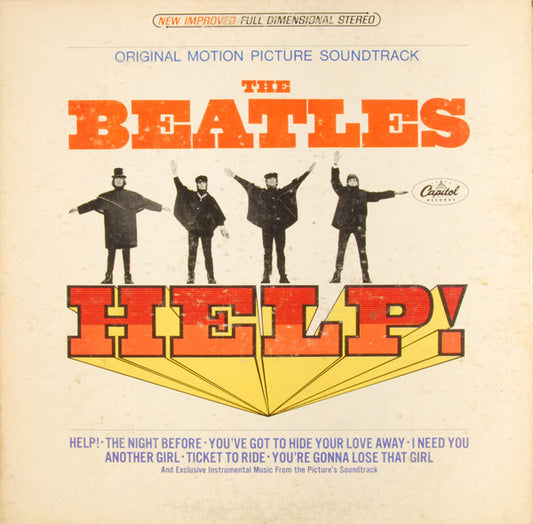The Beatles : Help! (Original Motion Picture Soundtrack) (LP, Album, RE, Win)