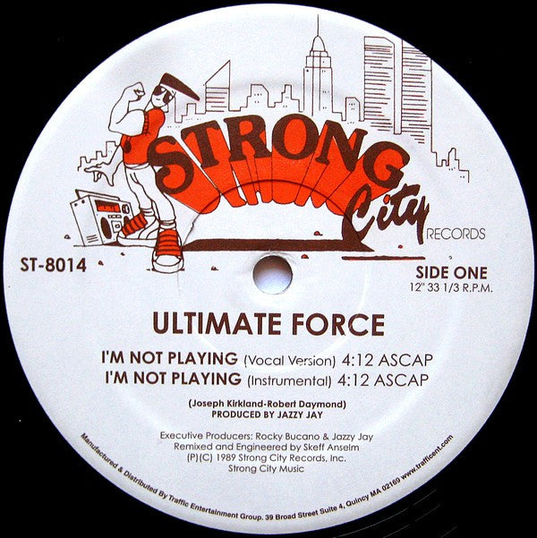 Ultimate Force : I'm Not Playing (12", RE, RM)