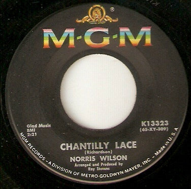 Norro Wilson : Chantilly Lace / Where The Action Is (7", Single)