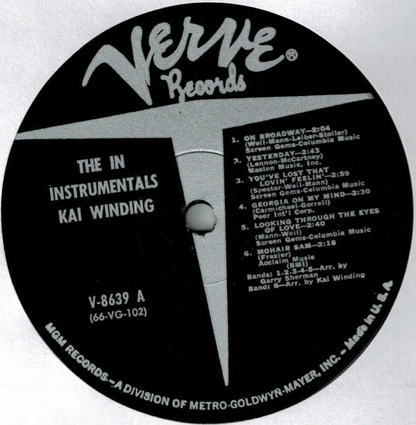 Kai Winding : The In Instrumentals (LP, Album, Mono)