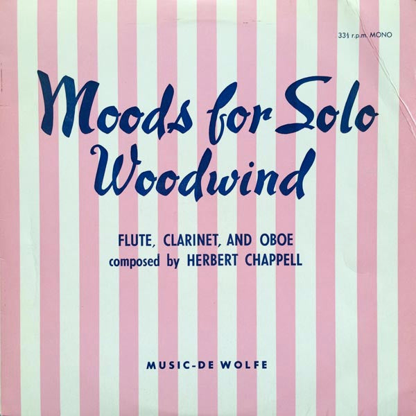 Herbert Chappell : Moods For Solo Woodwind (10")