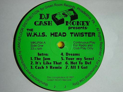 DJ Cash Money : The W.K.I.S. Head Twister (2xLP, Mixed, Promo)