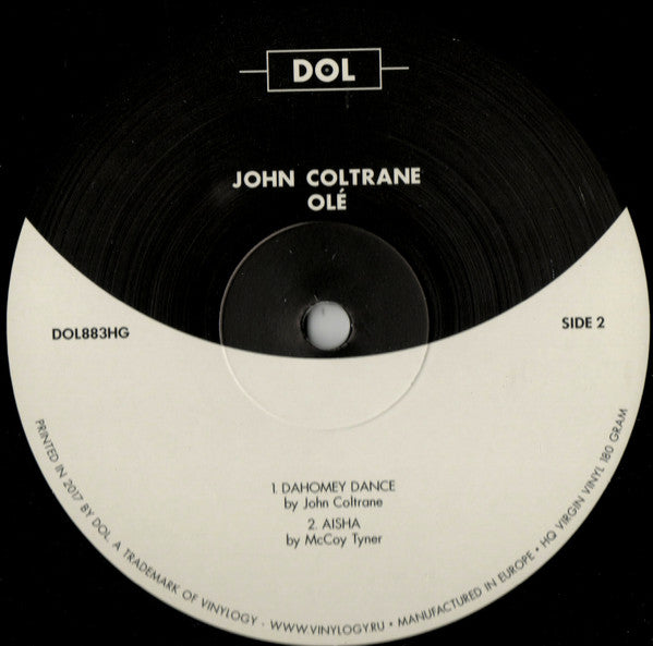 John Coltrane : Olé Coltrane (LP, Album, RE, 180)
