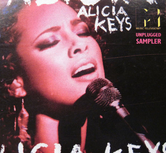 Alicia Keys : MTV Unplugged Sampler (12", Promo, Smplr)