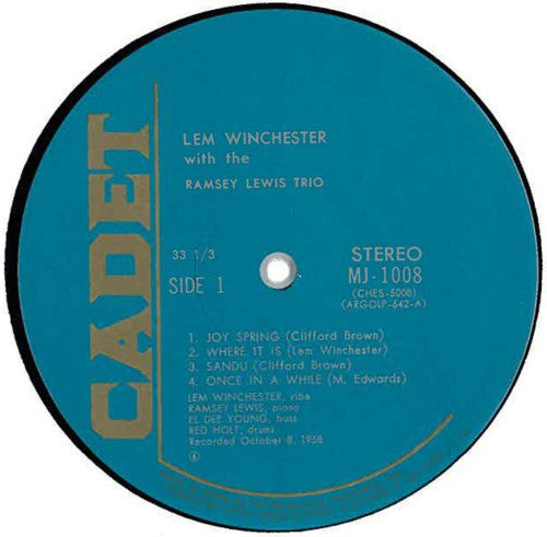 Lem Winchester And The Ramsey Lewis Trio : Perform A Tribute To Clifford Brown (LP, Album, RE)
