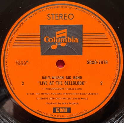 Daly-Wilson Big Band : Live! At The Cellblock (LP, Album)