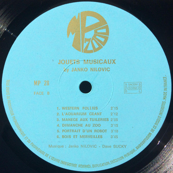 Janko Nilovic : Jouets Musicaux (Le Monde Musical D'Un Enfant) (LP)