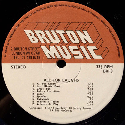 Various : All For Laughs (LP)