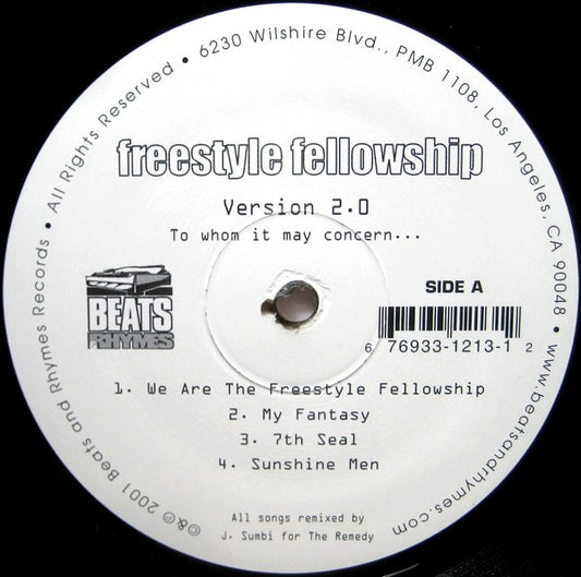 Freestyle Fellowship : To Whom It May Concern...Version 2.0 (2xLP, Album)