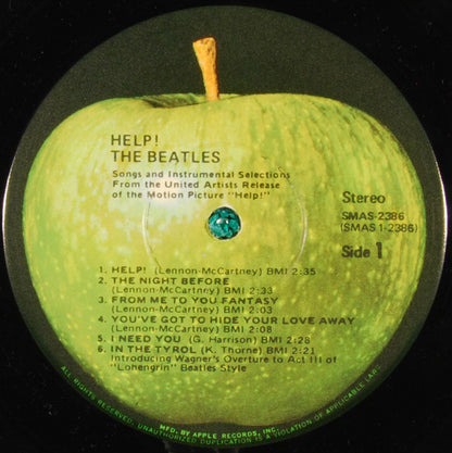 The Beatles : Help! (Original Motion Picture Soundtrack) (LP, Album, RE, Win)
